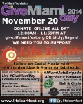 EVENT #94 Life Is Art Give Miami Day November 20, 2014