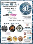 EVENT #112 River Of Art Pop-Up Art-in-Public-Places Exhibition and Social Mixer at Bahama Breeze Kendall on July 21, 2015