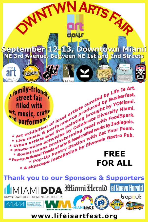 EVENT #113 DWNTWN Arts Fair, September 12-13, 2015