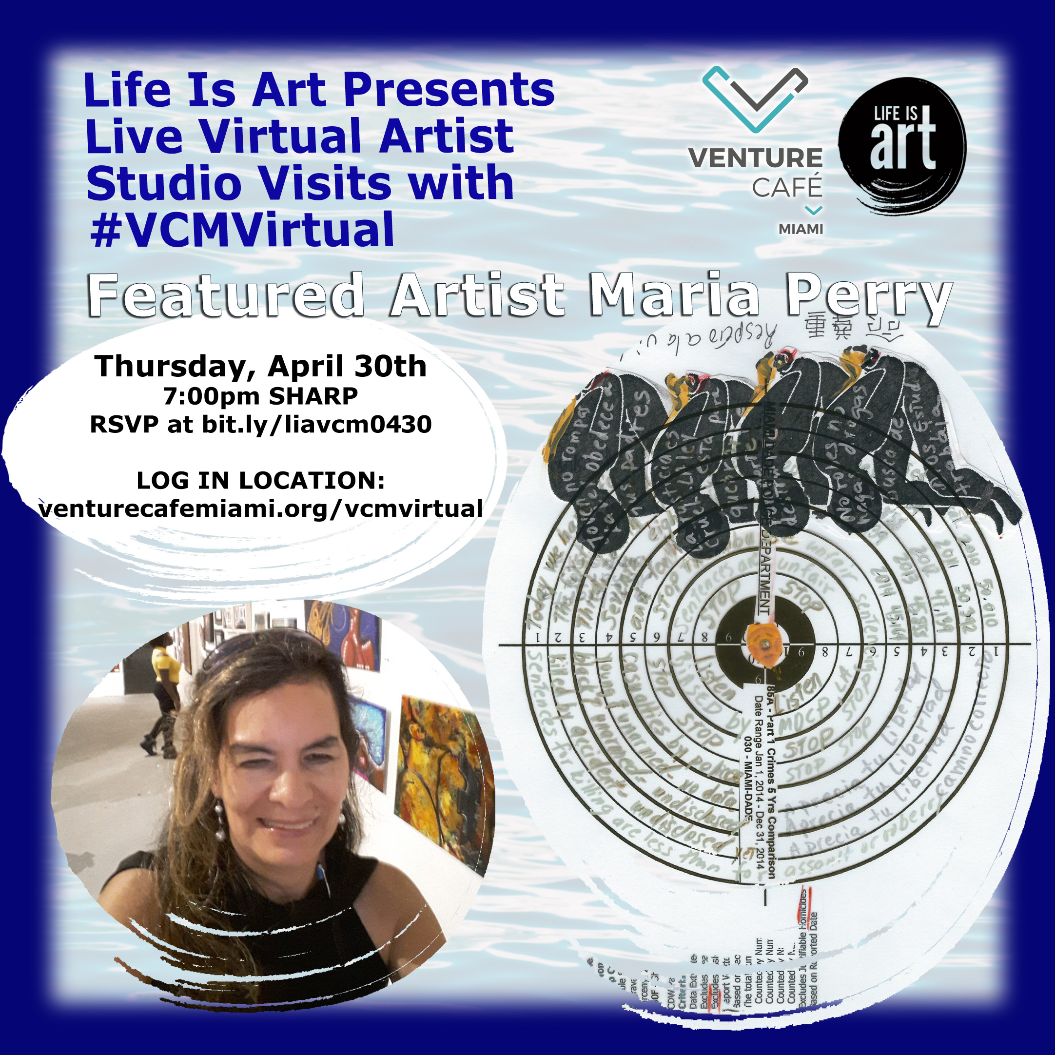 EVENT #134 Live Virtual Artist Studio Visits w/ VCMVirtual starting April 30, 2020